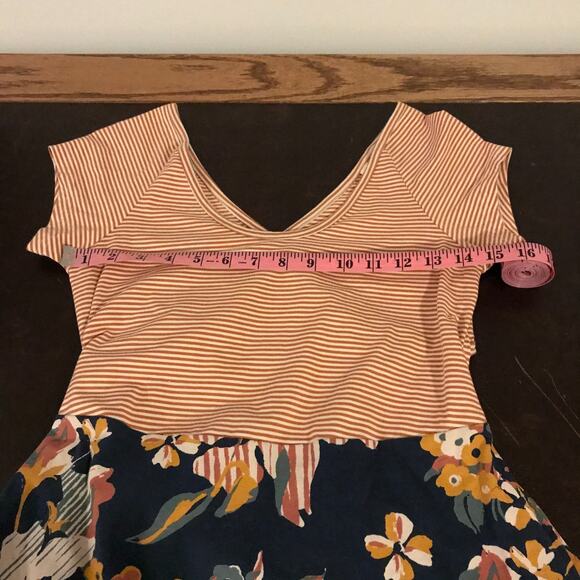 Pact Organic Cotton Helena Fit & Flare Crossback Mini Dress - Size Medium - Picture 6 of 10